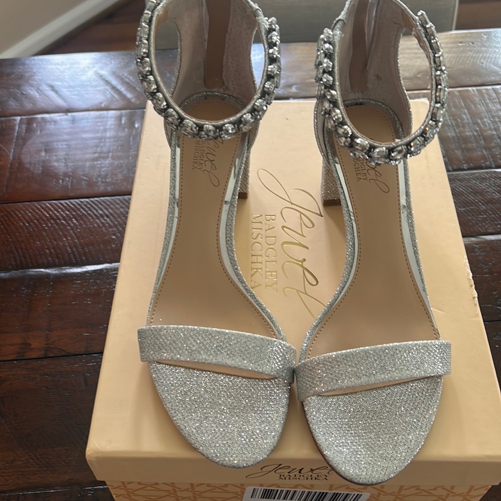 Badgley Mischka Bradley “jewel” heels